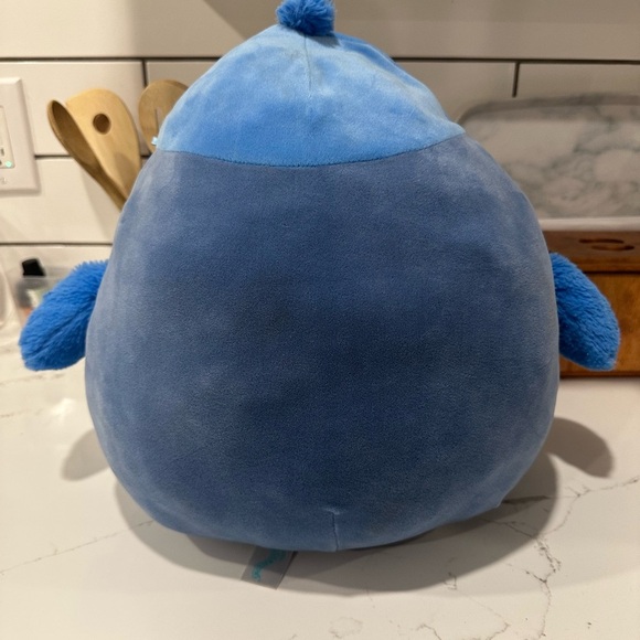 Squishmallow Babs The Blue Jay 16 inch Plush Blue/White Kellytoy - Picture 2 of 4